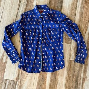 FUN cowgirl button down!